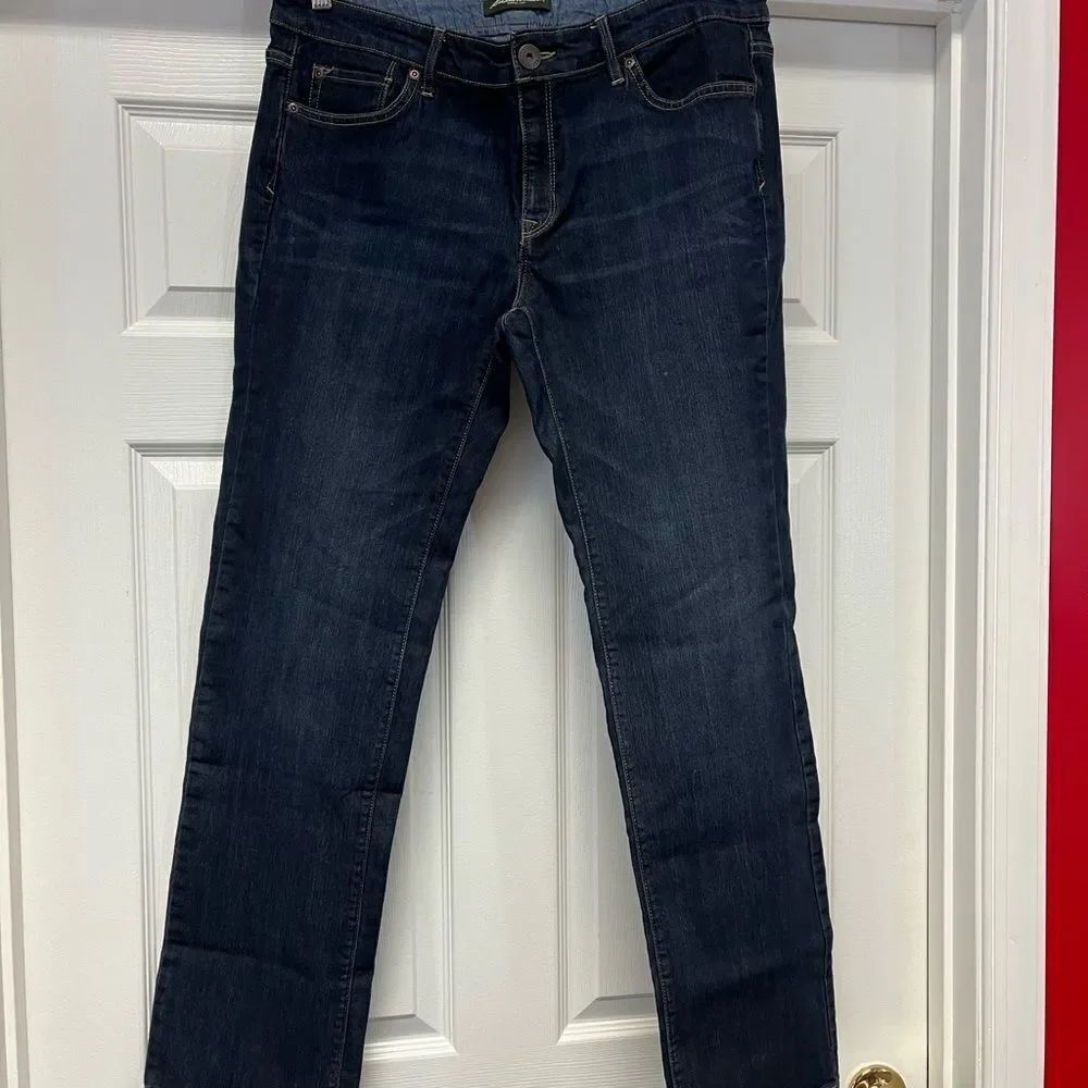Eddieย BauerโStretch Straight Leg Jeans sz 12 or 31โEUC
